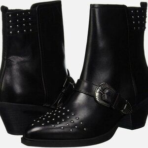 Geox D Lovai Western Studded Cowboy Boots
